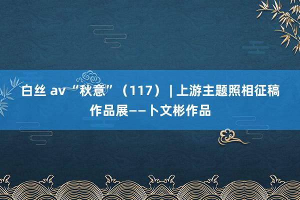 白丝 av “秋意”（117） | 上游主题照相征稿作品展——卜文彬作品