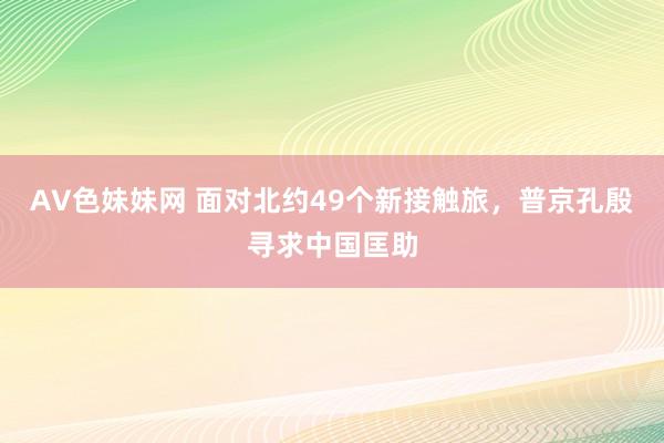 AV色妹妹网 面对北约49个新接触旅，普京孔殷寻求中国匡助