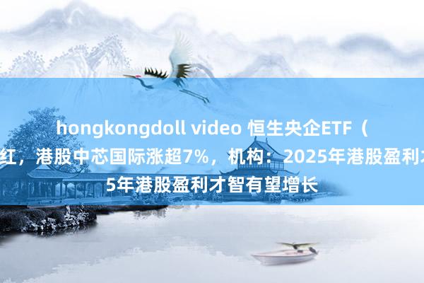 hongkongdoll video 恒生央企ETF（513170）飘红，港股中芯国际涨超7%，机构：2025年港股盈利才智有望增长