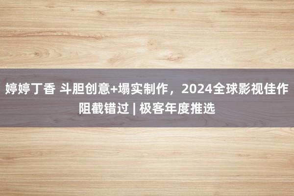 婷婷丁香 斗胆创意+塌实制作，2024全球影视佳作阻截错过 | 极客年度推选