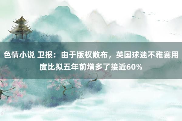 色情小说 卫报：由于版权散布，英国球迷不雅赛用度比拟五年前增多了接近60%